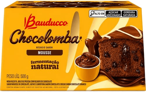 Chocolomba Bauducco Mousse 500g