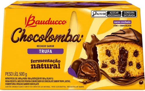 Chocolomba Bauducco Trufa 500g