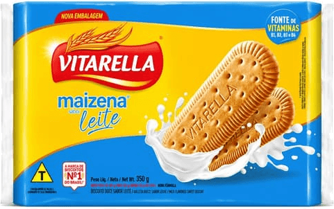 Bolacha Vitarella Maizena Leite 350g